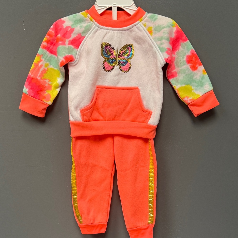Multi-Color Baby Sweats Outfit